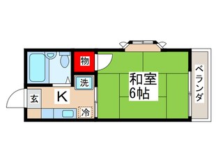 ファミ－ユサンの物件間取画像